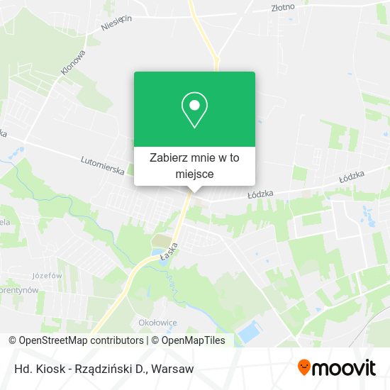 Mapa Hd. Kiosk - Rządziński D.