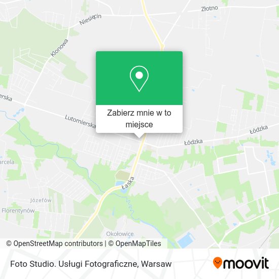 Mapa Foto Studio. Usługi Fotograficzne