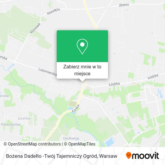 Mapa Bożena Dadełło -Twój Tajemniczy Ogród