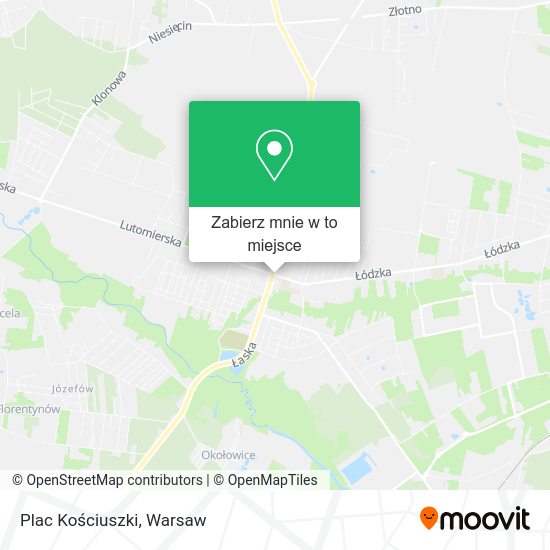 Mapa Plac Kościuszki