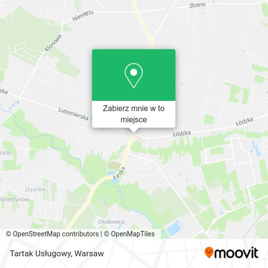 Mapa Tartak Usługowy