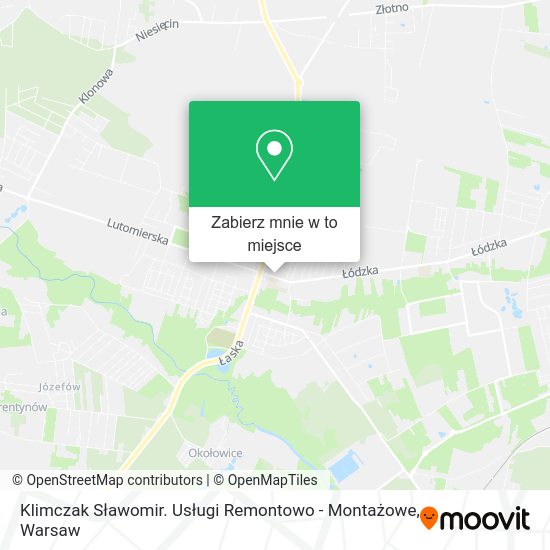 Mapa Klimczak Sławomir. Usługi Remontowo - Montażowe