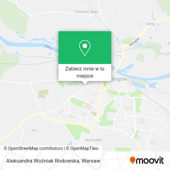 Mapa Aleksandra Woźniak Rodowska