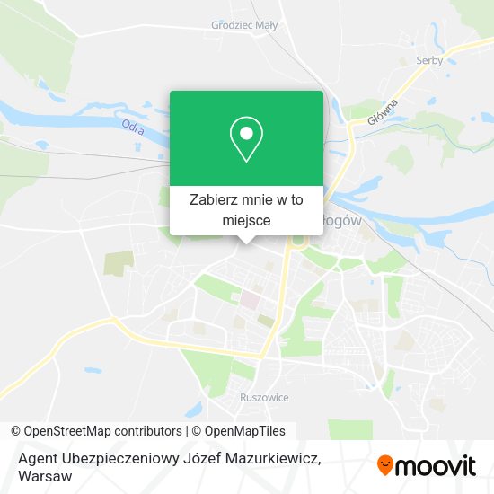 Mapa Agent Ubezpieczeniowy Józef Mazurkiewicz