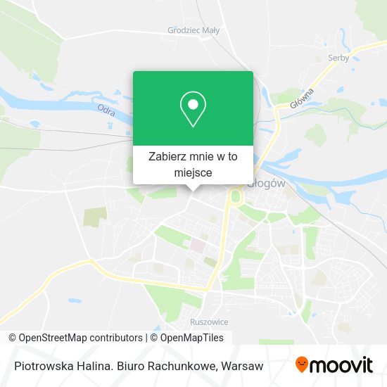 Mapa Piotrowska Halina. Biuro Rachunkowe