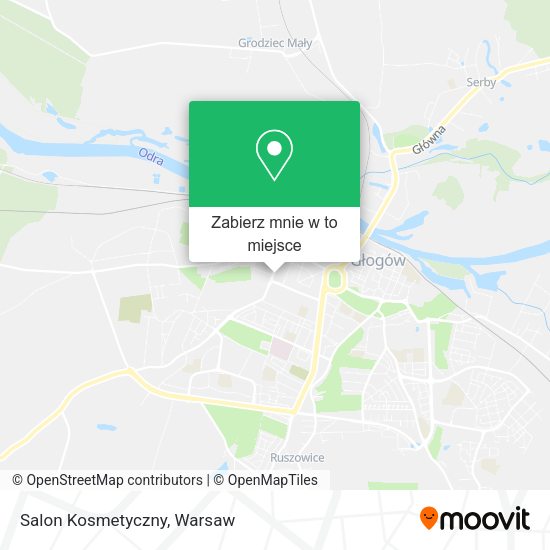 Mapa Salon Kosmetyczny