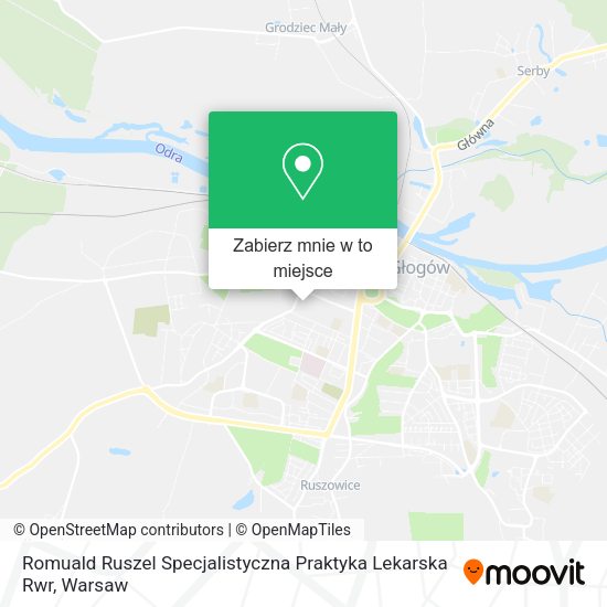 Mapa Romuald Ruszel Specjalistyczna Praktyka Lekarska Rwr