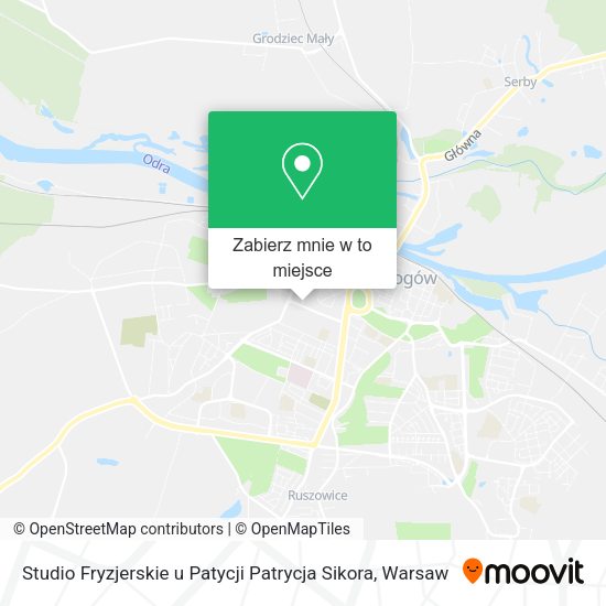 Mapa Studio Fryzjerskie u Patycji Patrycja Sikora