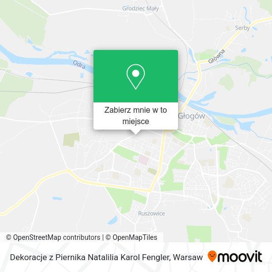 Mapa Dekoracje z Piernika Natalilia Karol Fengler