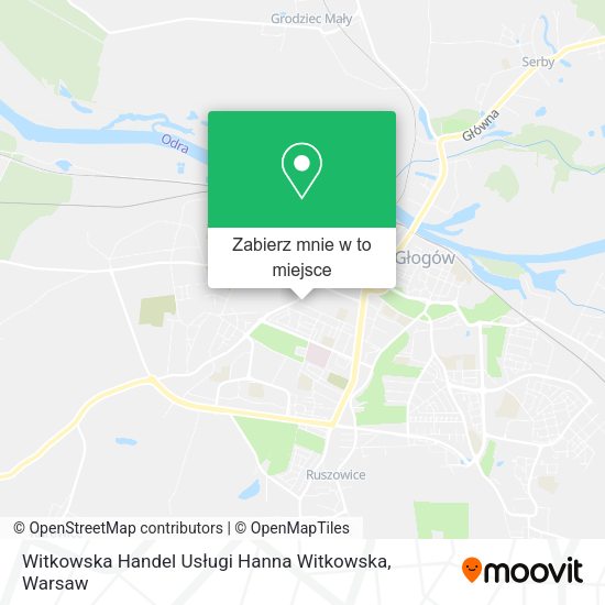 Mapa Witkowska Handel Usługi Hanna Witkowska