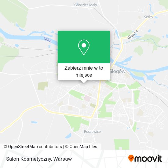 Mapa Salon Kosmetyczny