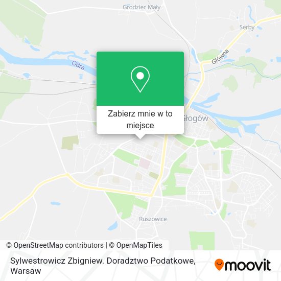 Mapa Sylwestrowicz Zbigniew. Doradztwo Podatkowe