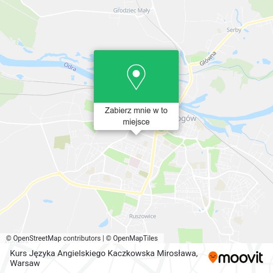 Mapa Kurs Języka Angielskiego Kaczkowska Mirosława