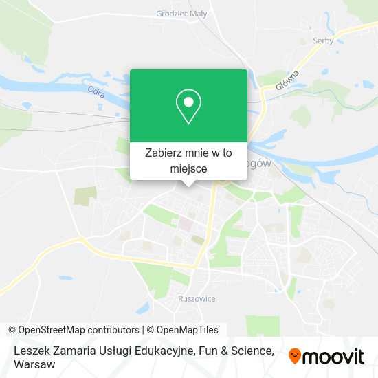 Mapa Leszek Zamaria Usługi Edukacyjne, Fun & Science