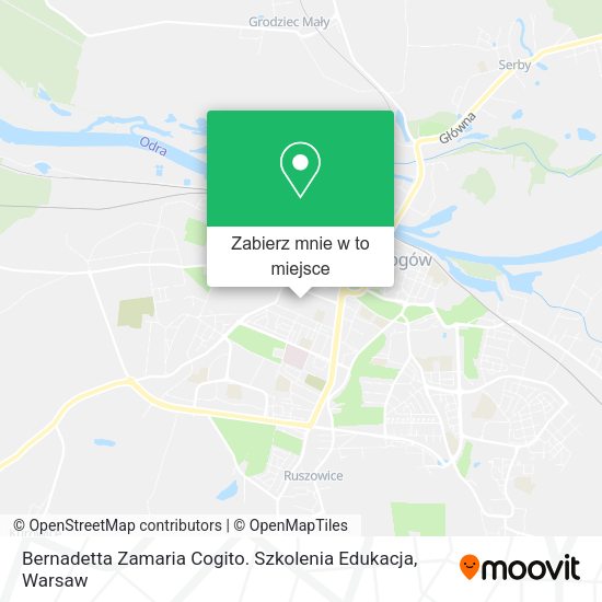 Mapa Bernadetta Zamaria Cogito. Szkolenia Edukacja