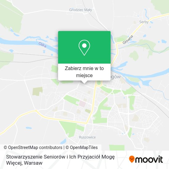 Mapa Stowarzyszenie Seniorów i Ich Przyjaciół Mogę Więcej