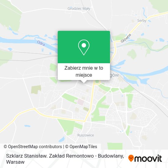 Mapa Szklarz Stanisław. Zakład Remontowo - Budowlany