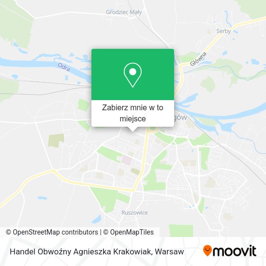 Mapa Handel Obwoźny Agnieszka Krakowiak