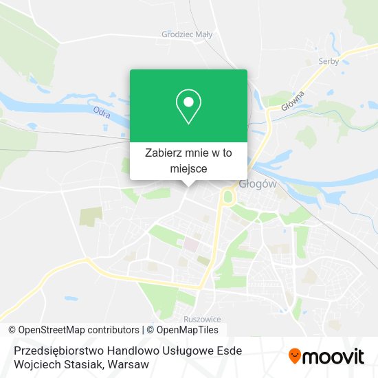 Mapa Przedsiębiorstwo Handlowo Usługowe Esde Wojciech Stasiak