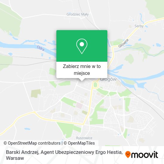 Mapa Barski Andrzej, Agent Ubezpieczeniowy Ergo Hestia