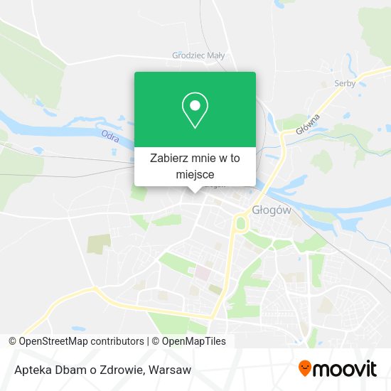 Mapa Apteka Dbam o Zdrowie