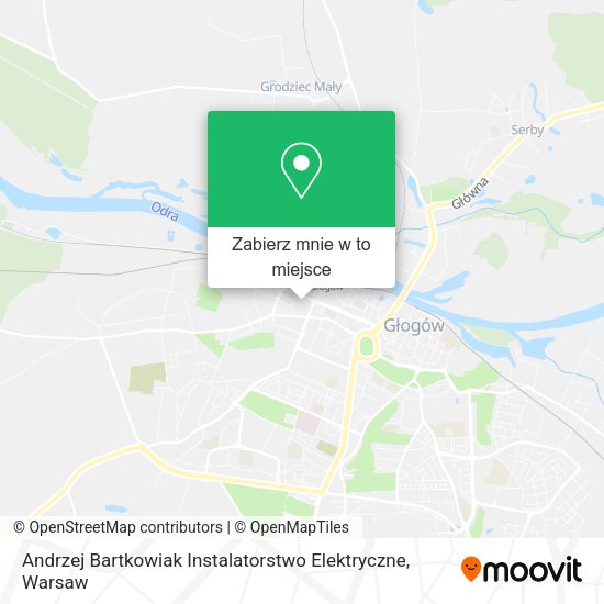 Mapa Andrzej Bartkowiak Instalatorstwo Elektryczne