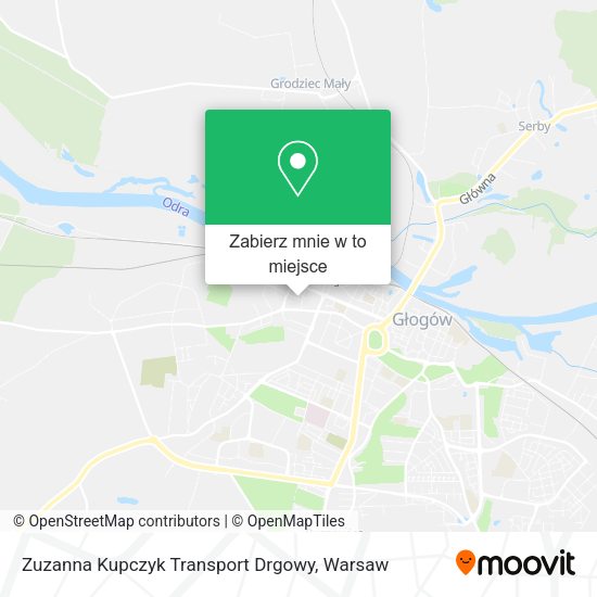 Mapa Zuzanna Kupczyk Transport Drgowy