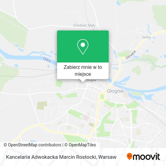 Mapa Kancelaria Adwokacka Marcin Rostocki