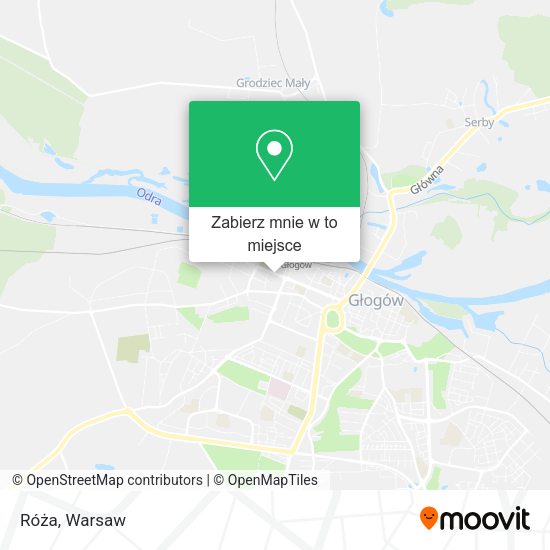 Mapa Róża