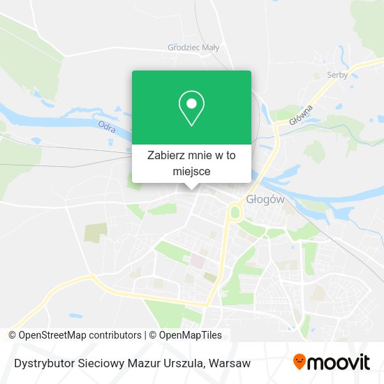 Mapa Dystrybutor Sieciowy Mazur Urszula