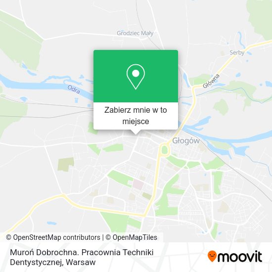 Mapa Muroń Dobrochna. Pracownia Techniki Dentystycznej