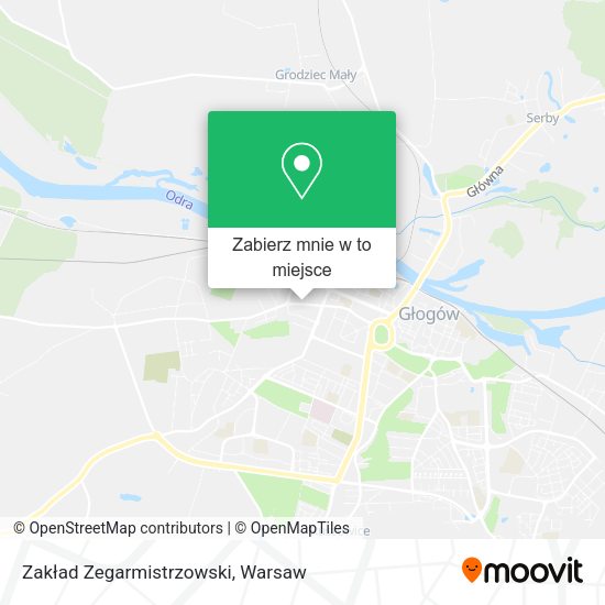 Mapa Zakład Zegarmistrzowski