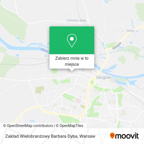 Mapa Zakład Wielobranżowy Barbara Dyba