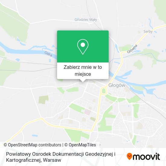 Mapa Powiatowy Osrodek Dokumentacji Geodezyjnej i Kartograficznej