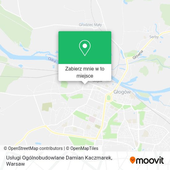 Mapa Usługi Ogólnobudowlane Damian Kaczmarek