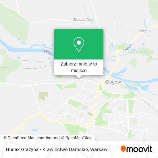 Mapa Hudak Grażyna - Krawiectwo Damskie