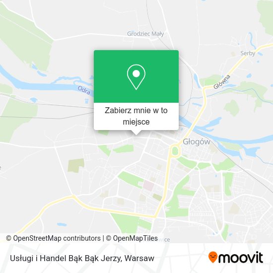 Mapa Usługi i Handel Bąk Bąk Jerzy