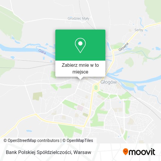 Mapa Bank Polskiej Spółdzielczości