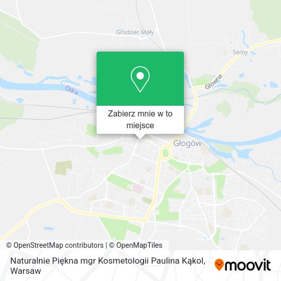 Mapa Naturalnie Piękna mgr Kosmetologii Paulina Kąkol