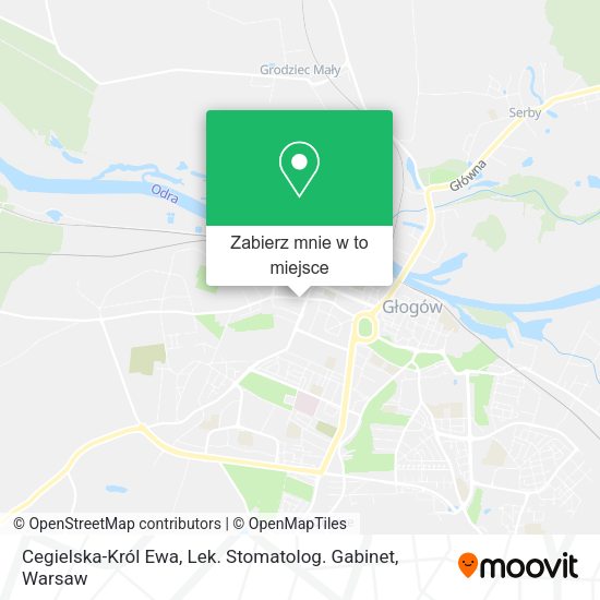 Mapa Cegielska-Król Ewa, Lek. Stomatolog. Gabinet