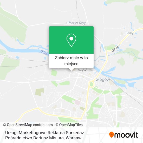 Mapa Usługi Marketingowe Reklama Sprzedaż Pośrednictwo Dariusz Misiura