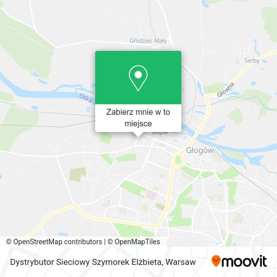 Mapa Dystrybutor Sieciowy Szymorek Elżbieta