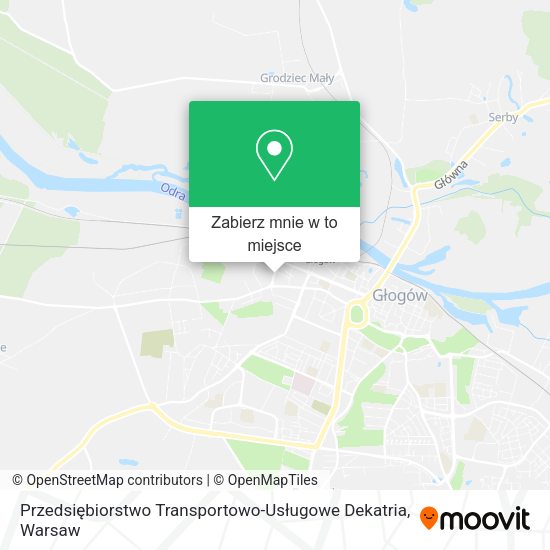 Mapa Przedsiębiorstwo Transportowo-Usługowe Dekatria