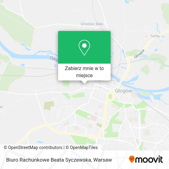 Mapa Biuro Rachunkowe Beata Syczewska