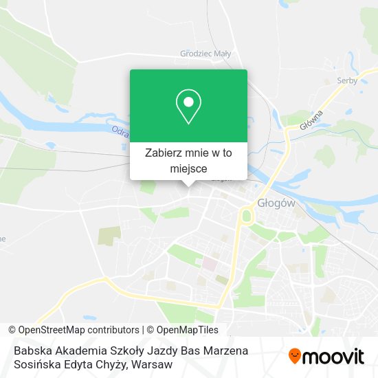 Mapa Babska Akademia Szkoły Jazdy Bas Marzena Sosińska Edyta Chyży