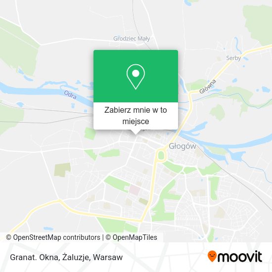 Mapa Granat. Okna, Żaluzje