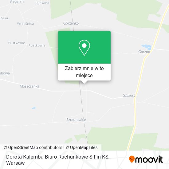 Mapa Dorota Kalemba Biuro Rachunkowe S Fin KS