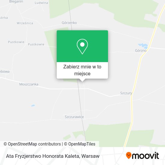 Mapa Ata Fryzjerstwo Honorata Kaleta