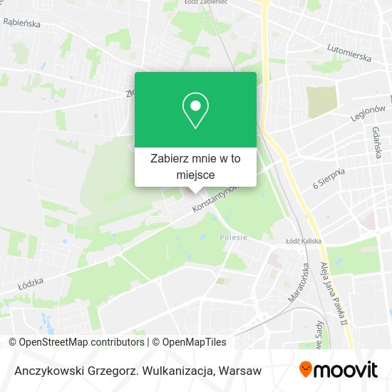 Mapa Anczykowski Grzegorz. Wulkanizacja