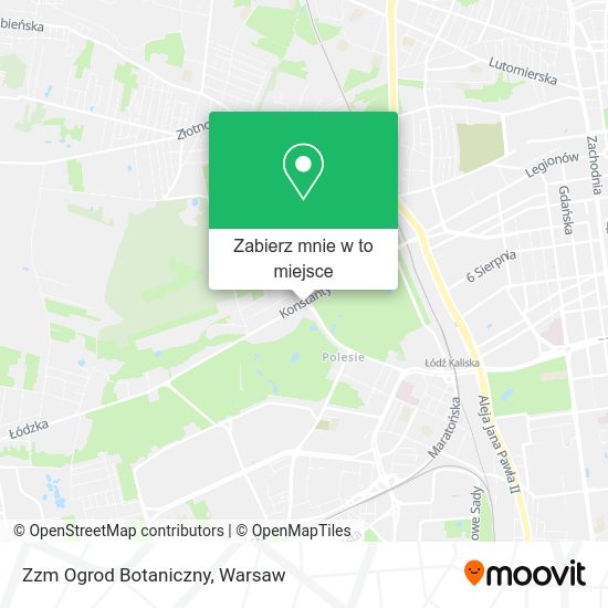 Mapa Zzm Ogrod Botaniczny